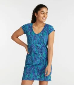 L.L.Bean Women's SunSmart® UPF 50+ Cover-Up Dress, Print